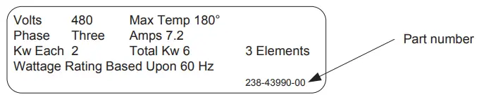 BRADFORD WHITE Medium Duty E32 Series Commercial Electric Water Heaters - Part number