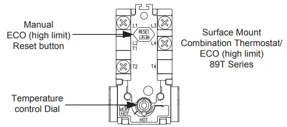 BRADFORD WHITE Medium Duty E32 Series Commercial Electric Water Heaters - Thermostats