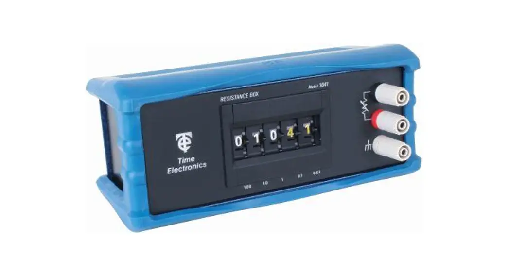 Time Electronics 1067 Precision Resistance Decade Box User Manual