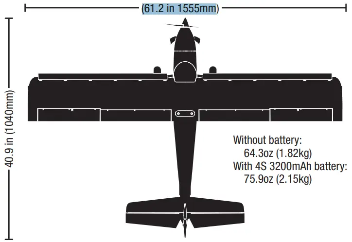 HORIZON Turbo Timber Evolution 1.5m-(61.2 in 1555mm