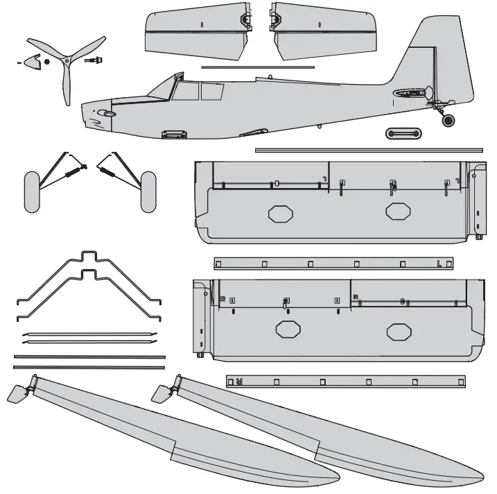 HORIZON Turbo Timber Evolution 1.5m-Box Contents