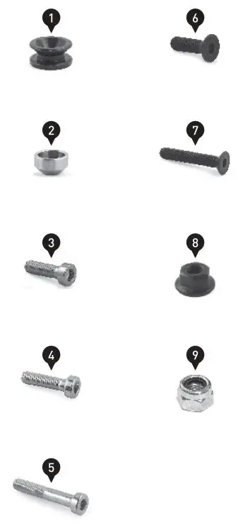 SW-MOTECH BC.SYS.01.889.20000 SysBag 30 Bag System Instruction Manual - Parts list