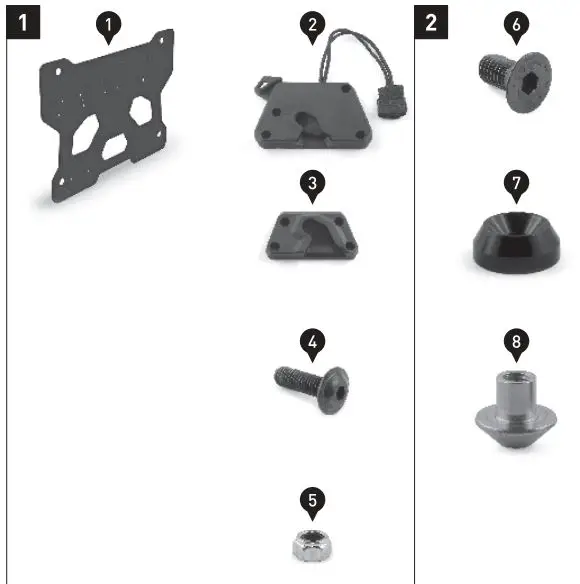 SW-MOTECH BC.SYS.01.889.20000 SysBag 30 Bag System Instruction Manual - Parts list