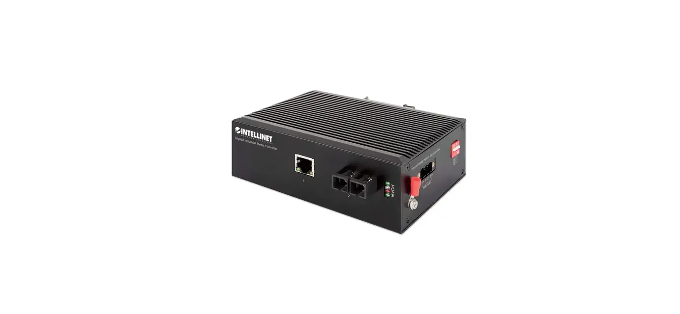 Intellinet 508988 Industrial Gigabit Media Converter And Poe+ Injector Instructions