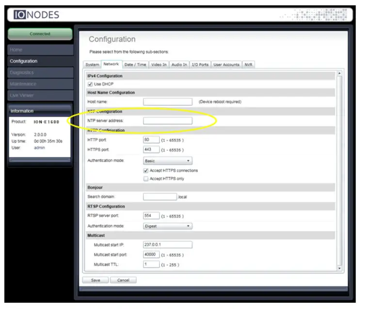 IONODES ION-E100-HD HDMI to H.264 IP Video - 6