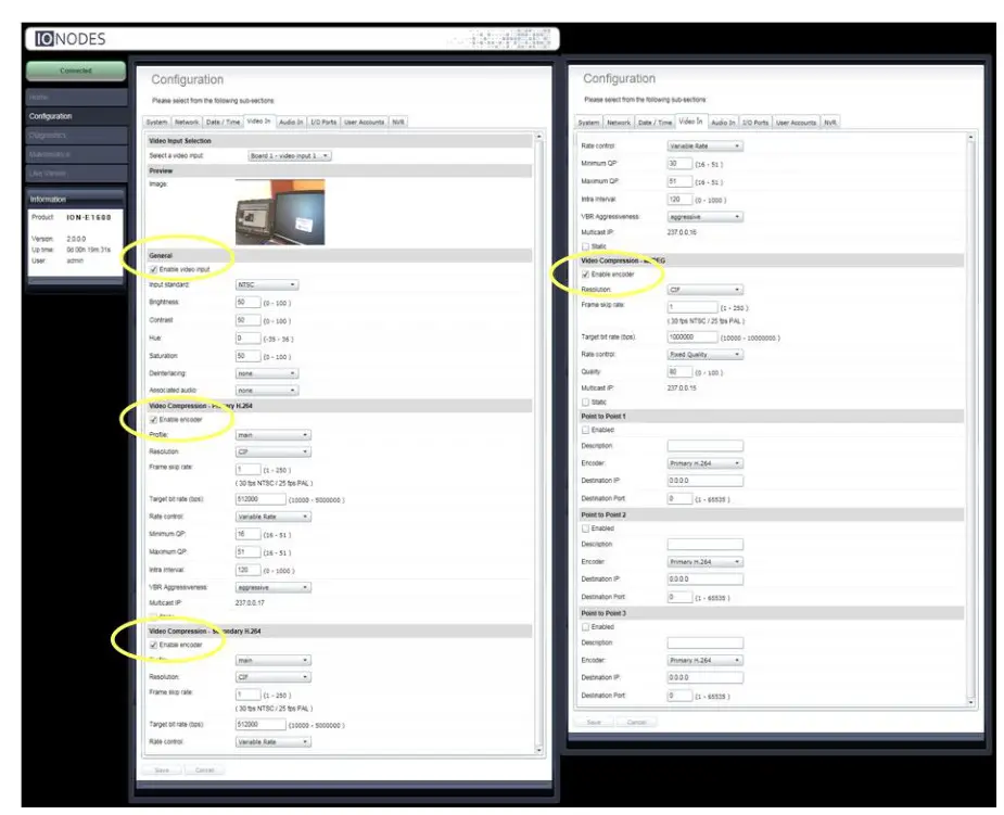 IONODES ION-E100-HD HDMI to H.264 IP Video - 7