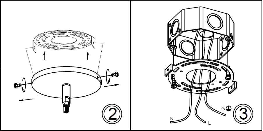 Dainolite-PDT-121P-Paddington-White-Modern-Contemporary-Drum-Pendant-Light- (2)