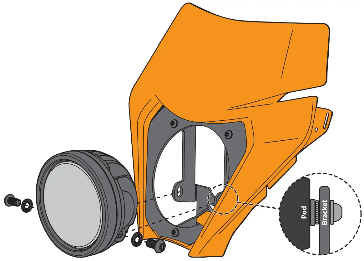 Installing The Enduro Headlight