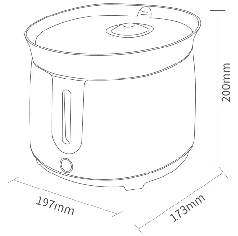 DMDPET MY01 Dimidou Pet Water Dispenser - fig 3