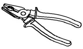 ZEVNI A04767W1 Conny 10 Inch H Black Wall Sconce - Pliers