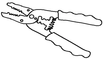 ZEVNI A04767W1 Conny 10 Inch H Black Wall Sconce - Wire cutter