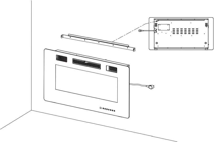 Gymax GYM05886 Electric Fireplace - Fig 12