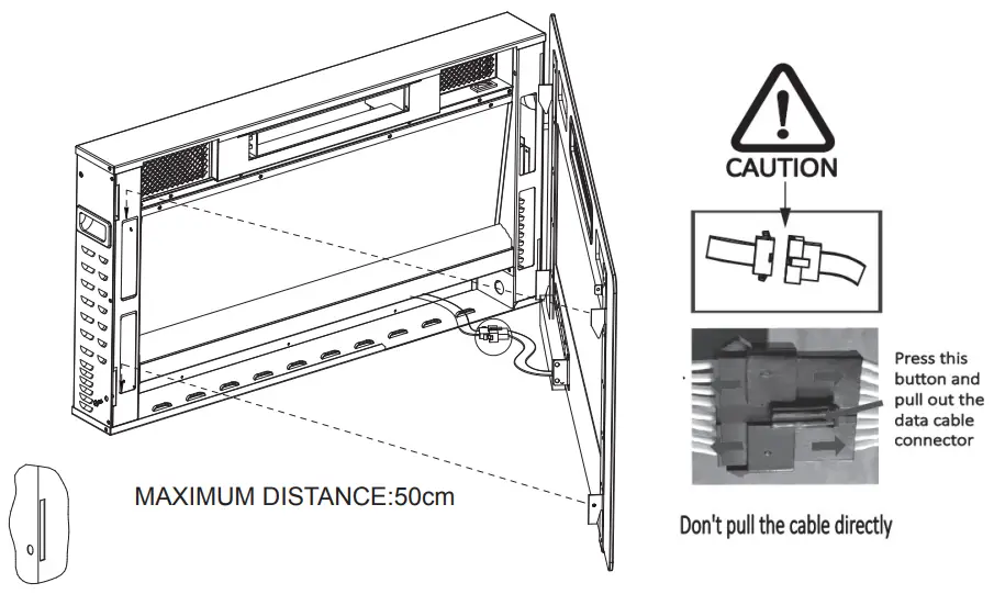 Gymax GYM05886 Electric Fireplace - Fig 8