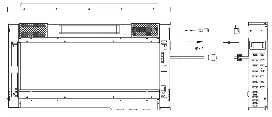 Gymax GYM05886 Electric Fireplace - Fig 9