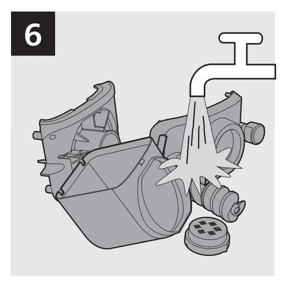 Disassembling and cleaning before first use