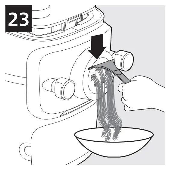 Using the Pasta maker