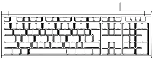 ETERNICO AET KD1000 Essential Keyboard Wired - Cover