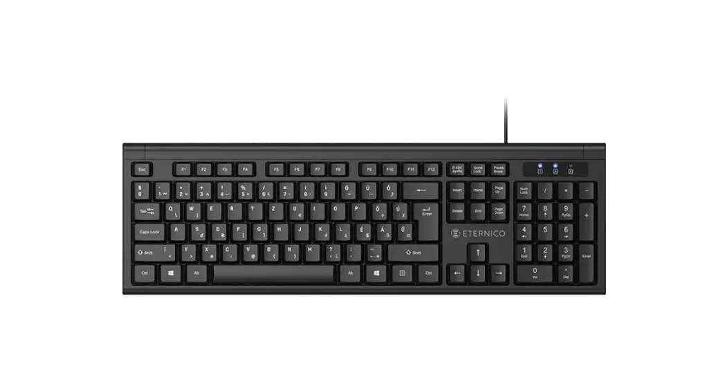 Eternico Aet-kd1000 Essential Keyboard Wired User Manual