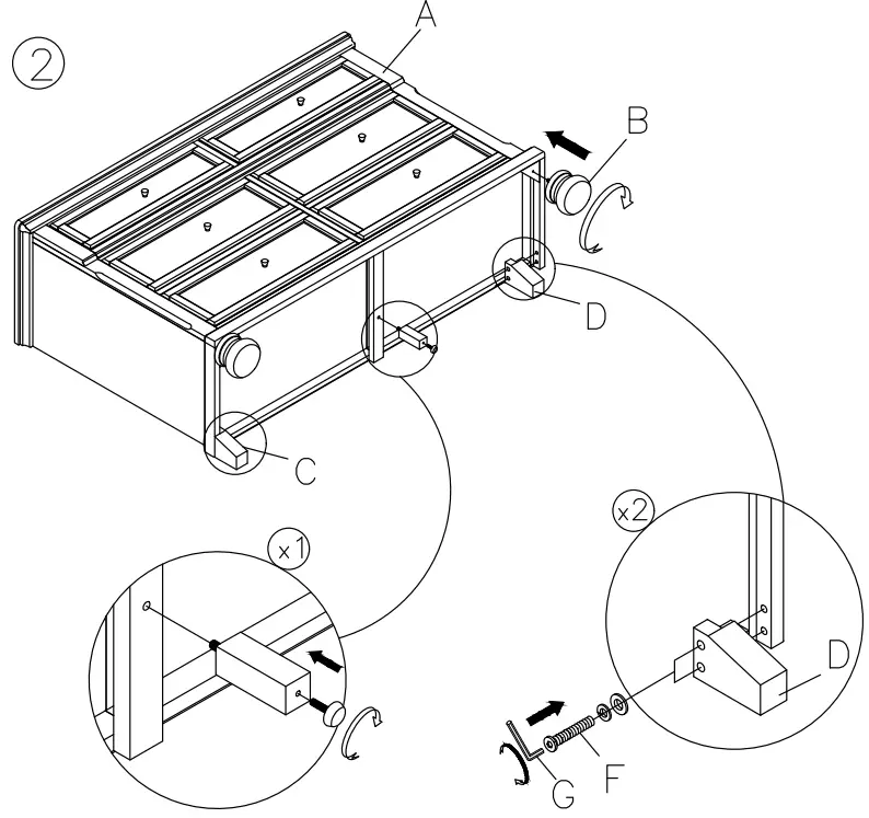 ASHLEY B733-21 Furniture Lettner Youth Dresser - fig 3
