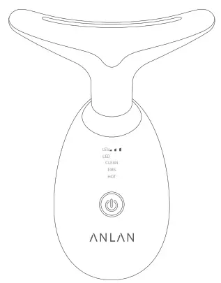 ANLAN Neck Beauty Device Anti Wrinkle Remove Device