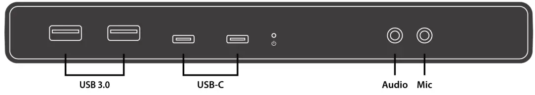VisionTek VT4500 Dual Display 4K USB 3.0 USB-C Docking Station with Power Delivery - fig 2