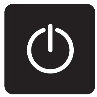 Press Power To Turn On The Washer