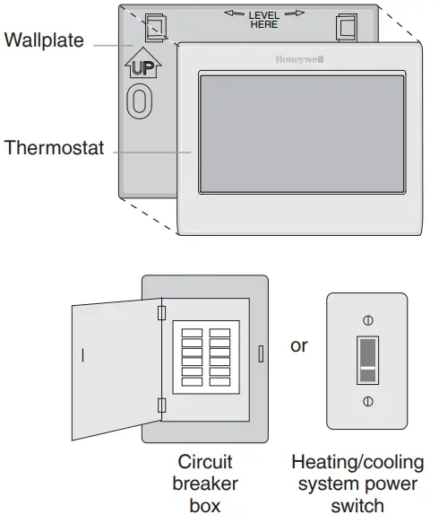 Switch heating/cooling system ON