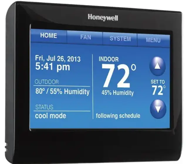 Honeywell RTH9590 Wi-Fi Color Touchscreen Programmable Thermostat