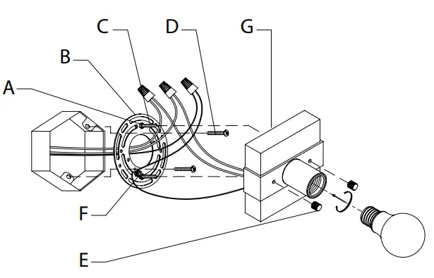 Hunter-13050-One-Light-Wall-Sconce-FIG-1