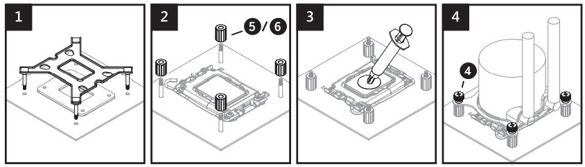 SILVER MONKEY SMX AIOSNO 240 Snowy ARGB CPU Cooler - fig 3