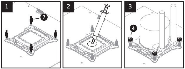 SILVER MONKEY SMX AIOSNO 240 Snowy ARGB CPU Cooler - fig 4