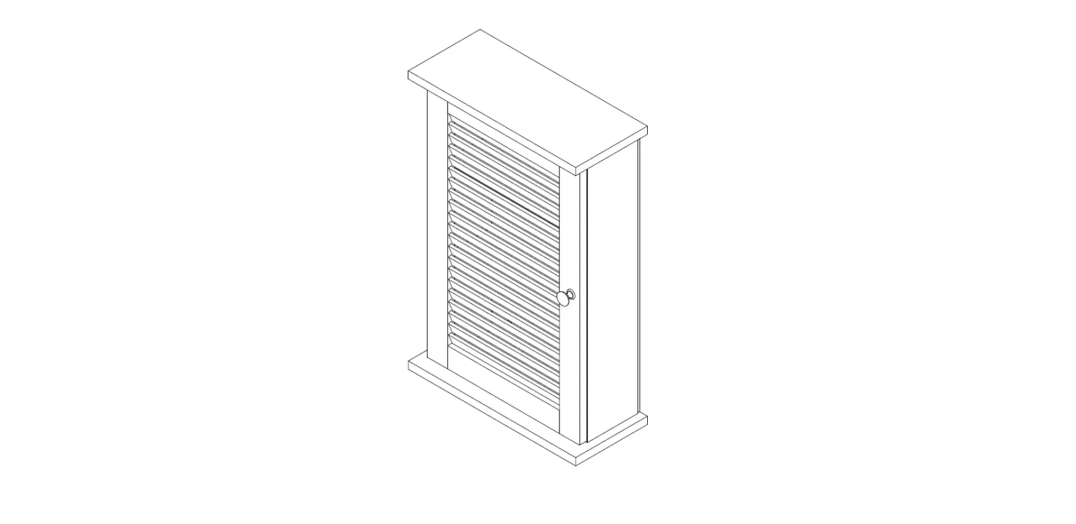 Jaxsunny Hg61g0765 Bathroom Hanging Medicine Shutter Door Cabinets User Manual