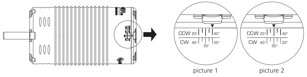 HOBBYWING XERUN Sensored Brushless Motor -- Adjustment
