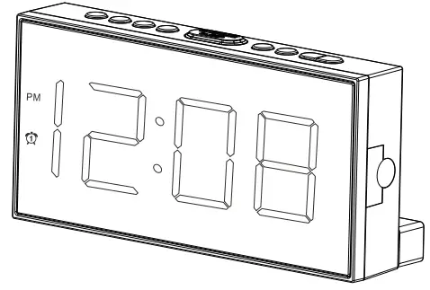 ROCAM CR01001E Digital Clock for Bedroom