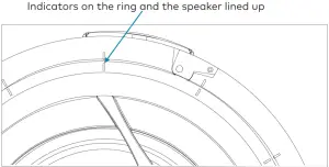 CRESTRON Ultimate 6.5 in. 2-Way All Weather In-Ceiling Speaker - bayonet ring 3