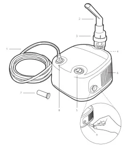 PHILIPS 1099967 InnoSpire Essence Nebulizer System - FIGURE 1
