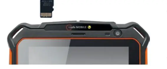 i Safe MOBILE M93A01 Tablet - INSTALLATION OF THE microSD CARD