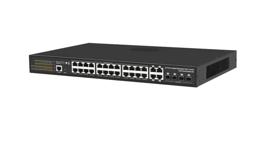 Airlive 400w Managed Gigabit Poe+ Switch Poe-gsh2404m-400 Installation Guide