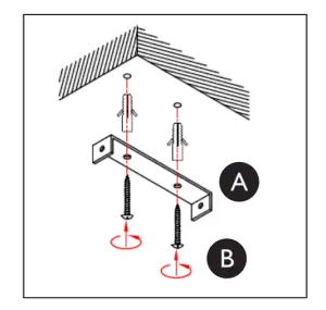 JOHN LEWIS Bistro 5lt Semi Flush - Product assembly