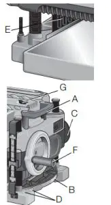 DEWALT DW735 13 Inch Heavy-Duty Portable Thickness Planer - ASSEMBLY
