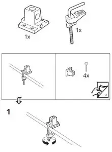 IKEA 004.249.85 TERTIAL Work Lamp - 1