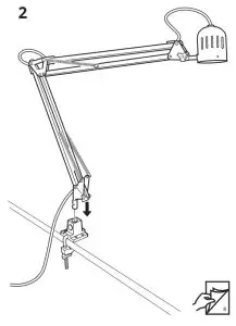 IKEA 004.249.85 TERTIAL Work Lamp - 2