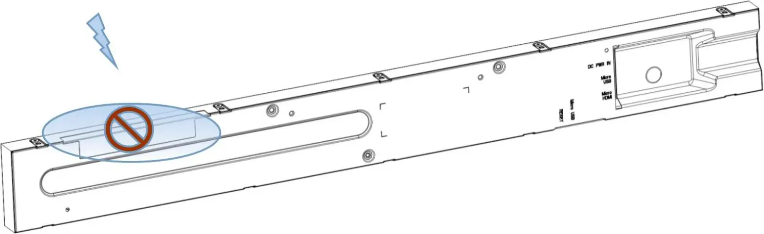 LG LD230EKS-FPN1 23 Inch Interactive Smart Shelf- WLan Antenna