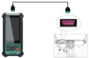 newchip HDT301 HD Enhanced Heavy Duty Truck Scanner - Device Connections