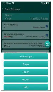newchip HDT301 HD Enhanced Heavy Duty Truck Scanner - Screen buttons