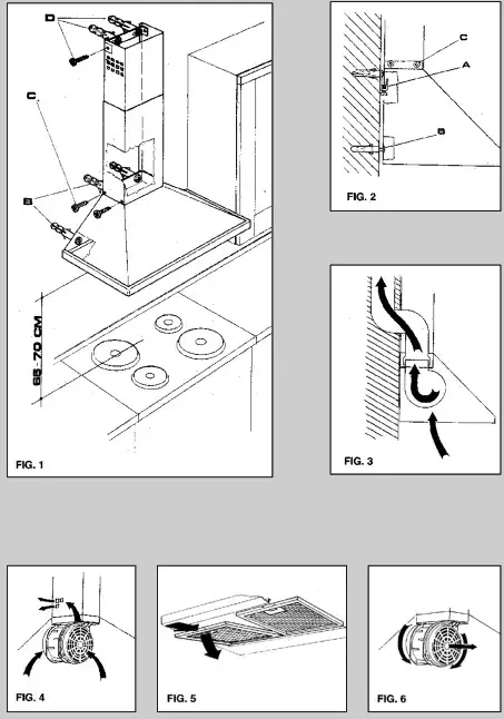 ILVE X50 Series Canopy Hood- FILTER TIMER