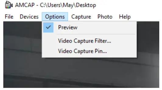 ArduCam B0322 USB Global Shutter Low Distortion Camera Module - Menu