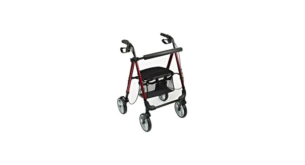 Nrs Healthcare M87719 Lightweight 4 Wheel Rollator Instructions