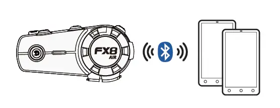 Connect with two phones