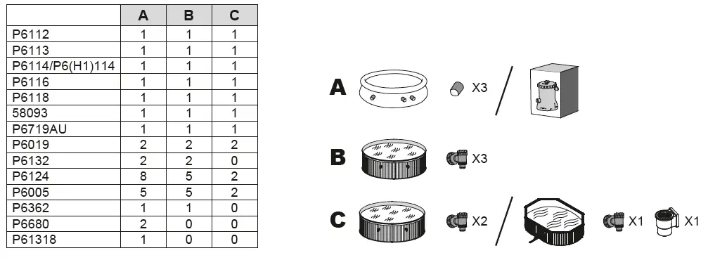 Bestway 58381 Flowclear Filter Pump FIG 3